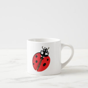 Tasse Expresso Illustration Lady Bug