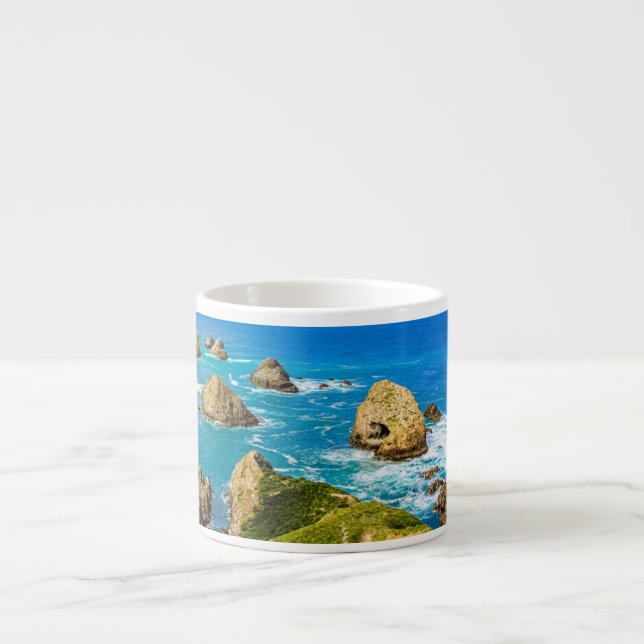 Tasse Expresso îlots Nugget Point, Nouvelle-Zélande (Devant)