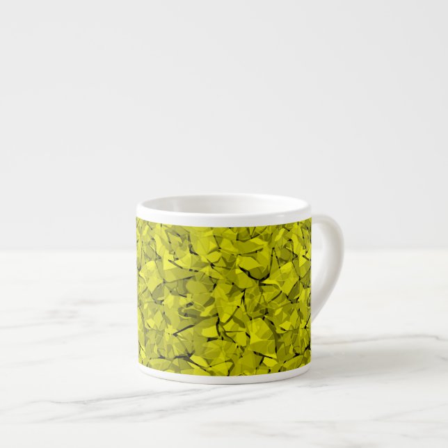 Tasse Expresso Impression de motif de carreau de cristal de mosaï (Devant droit)