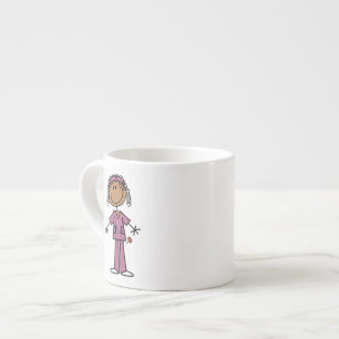 Tasse Expresso Infirmière afro-américaine