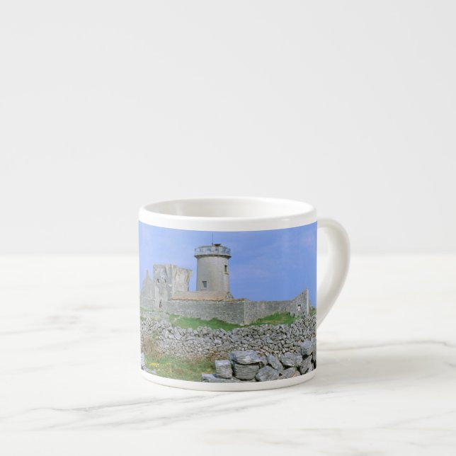 Tasse Expresso Irlande, Inishmore, Aran Island, Dun Aengus Fort (Devant droit)