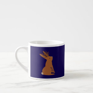 Tasse Expresso Jackalope Halloween Farce ou Friandise