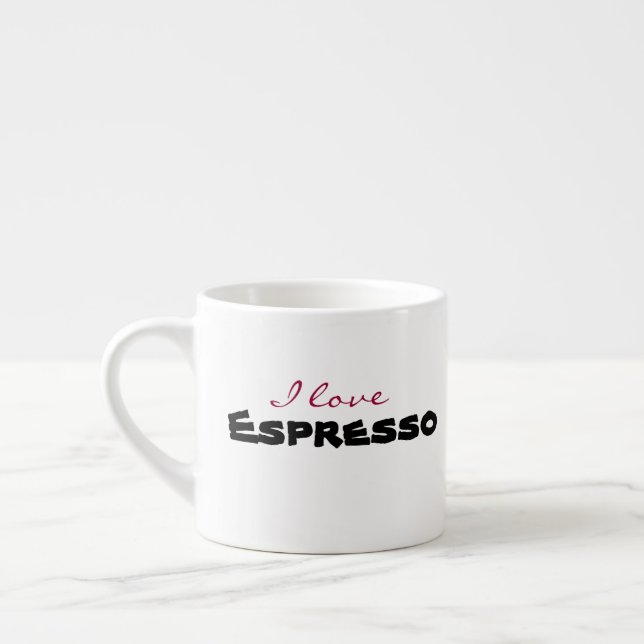 Tasse Expresso J'adore [personnaliser] (Gauche)