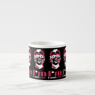 Tasse Expresso J'ai un visage abstrait beau