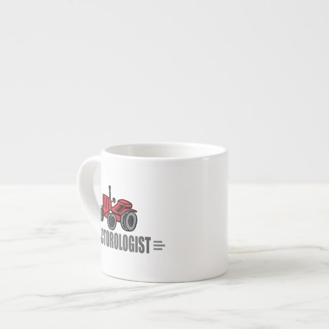 Tasse Expresso J'aime des tracteurs (Devant gauche)