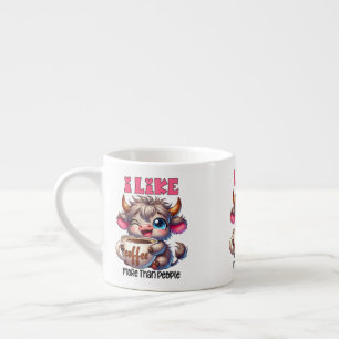 Tasse Expresso J'aime le café plus que les gens