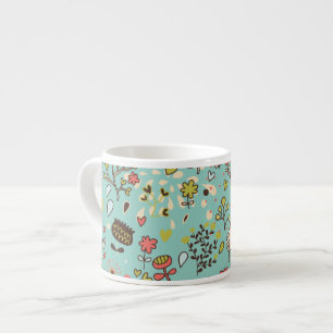 Tasse Expresso Jardin à fleurs lunaires