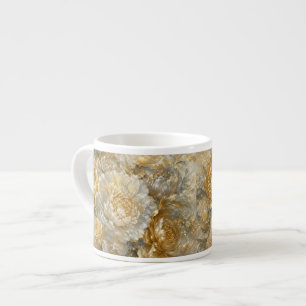 Tasse Expresso Jardin d'Ivoire Doré