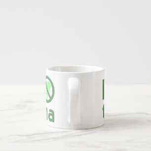 Tasse Expresso Je déteste le thon Je n'aime pas le thon