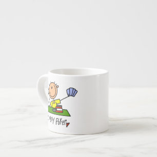 Tasse Expresso Je Joue au Poker