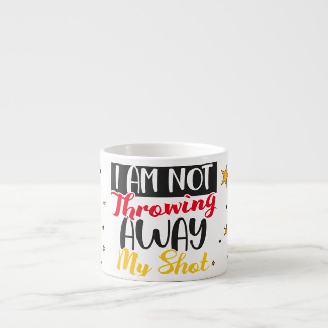 Tasse Expresso Je Ne Jette Pas Mon Coup (Devant)