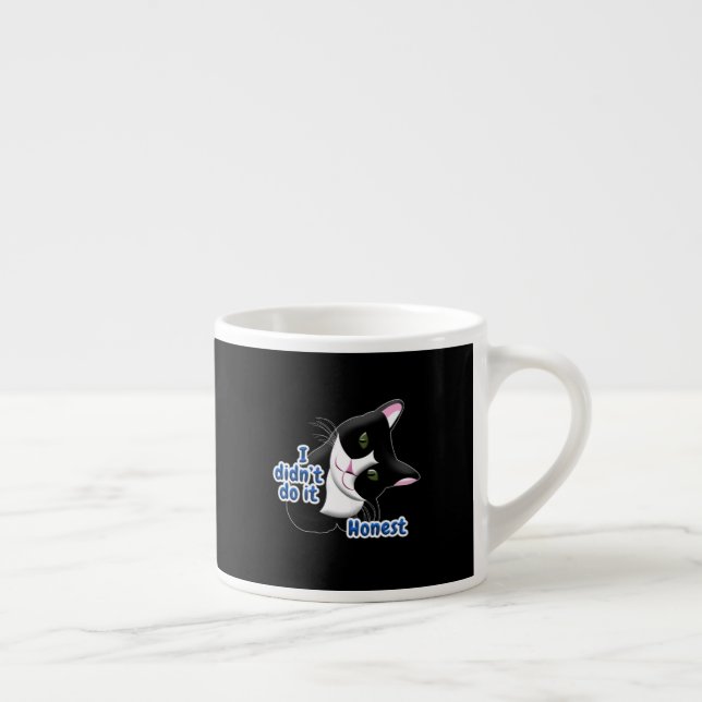 Tasse Expresso Je ne l'ai pas fait Chat (Droite)