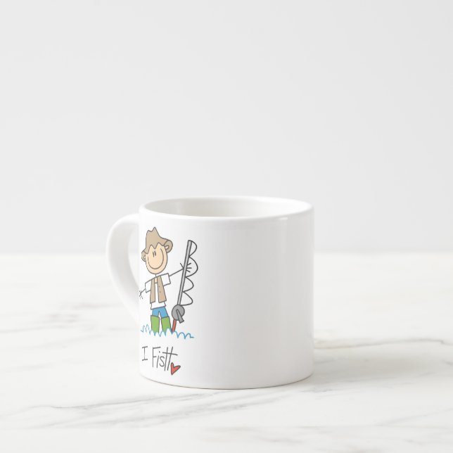 Tasse Expresso Je pêche (Devant gauche)