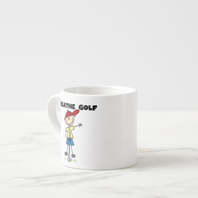 Tasse Expresso Je respire Golf (Devant gauche)