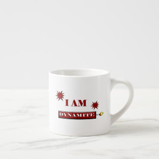 Tasse Expresso "Je suis dynamite"