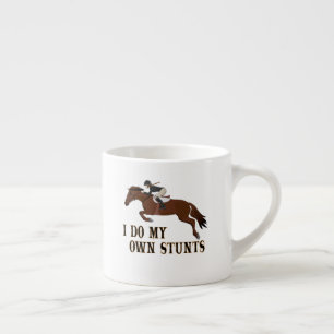 Tasse Expresso Je Suis Propre Stunts Cheval Équitation Fille