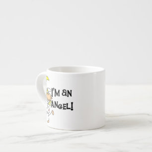 Tasse Expresso Je suis un Ange T-shirts et Cadeaux