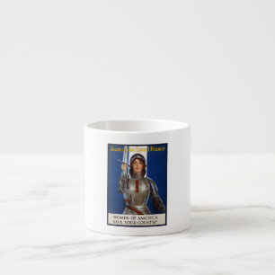 Tasse Expresso Jeanne d'Arc : La Pucelle d'Orléans, héroïne cheva