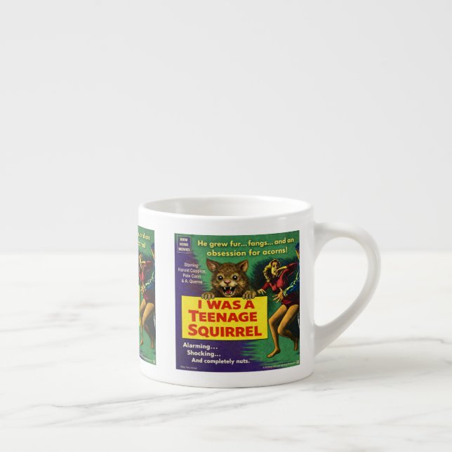 Tasse Expresso J'étais un écureuil adolescent Parodie (Droite)
