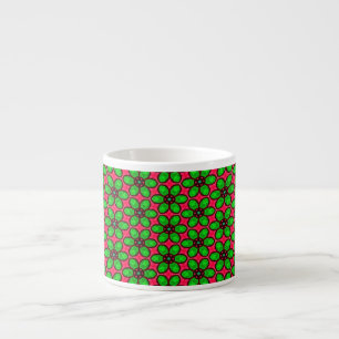 Tasse Expresso Joli Motif de fleurs Abstraites