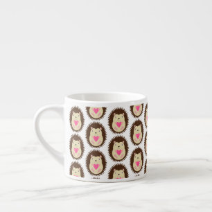 Tasse Expresso Jolie bébé hérisson rose fille