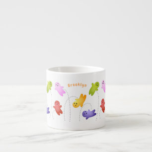 Tasse Expresso Jolie gelée bébés bonbons bonbons dessin animé