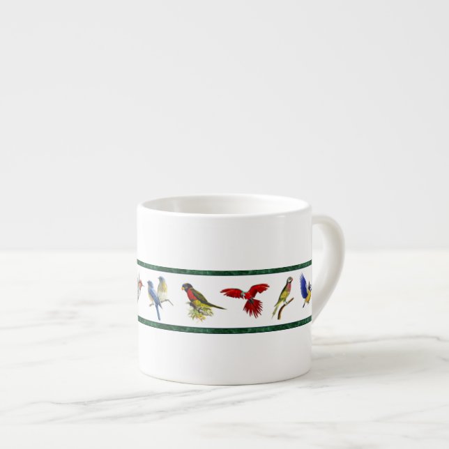 Tasse Expresso Jolies Oiseaux (Collection Bridget) (Devant droit)