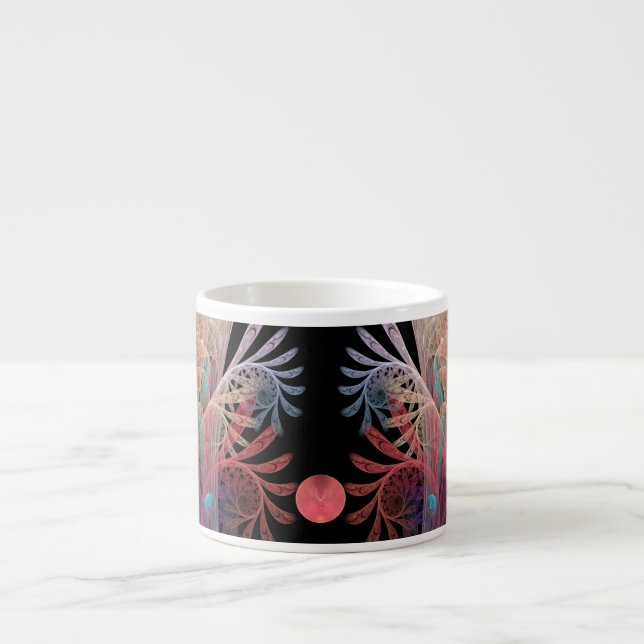 Tasse Expresso Jonglage Abstrait Art moderne Imaginaire fractal (Devant)