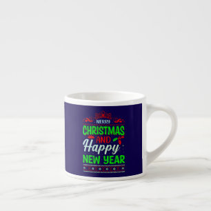 Tasse Expresso Joyeux Noël Et Joyeux Nouvel An-61064