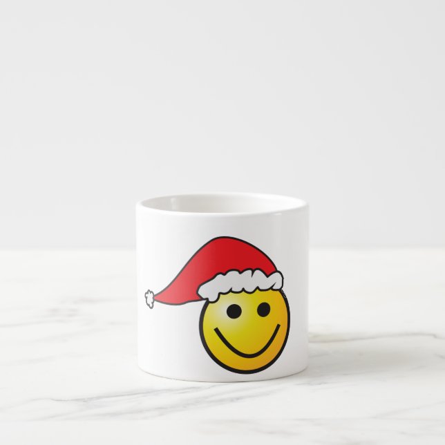 Tasse Expresso Joyeux Noël Sweet Funny Santa Hat (Devant)