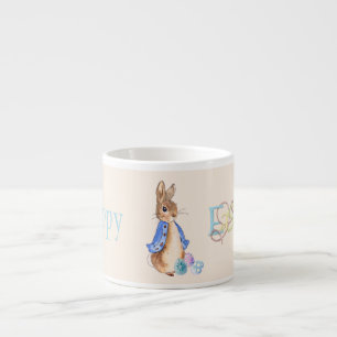 Tasse Expresso Joyeux Pâques Pierre le lapin lapin de Pâques