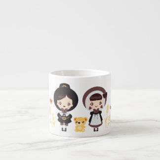 Tasse Expresso Kawaii Clara - thanksgiving