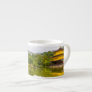 Tasse Expresso Kinkaku-ji Ou Pavillon D'Or Et Étang, Kyoto