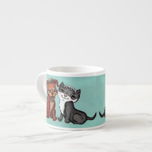 Tasse Expresso Kitty et Puppy