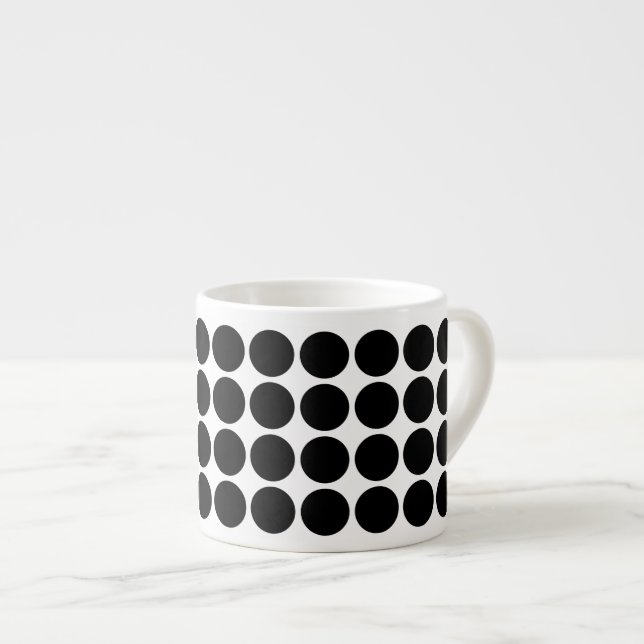 Tasse Expresso KUSAMA petite coupe ESPRESSO 6oz (Devant droit)