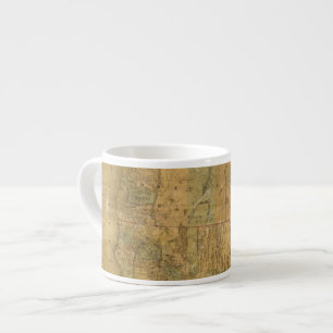 Tasse Expresso La carte de Bancroft des états Pacifiques
