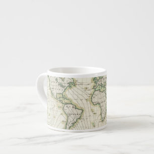 Tasse Expresso La déclinaison magnétique du monde