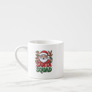 Tasse Expresso La mauvaise influence du Père Noël (Escouade drôle