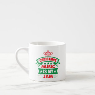 Tasse Expresso La musique de Noël est mon truc-86254