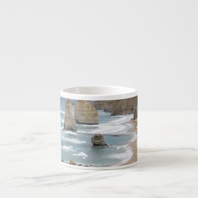 Tasse Expresso Là où la plage rencontre la mer (Devant)