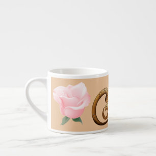 Tasse Expresso La Saint-Valentin du rose