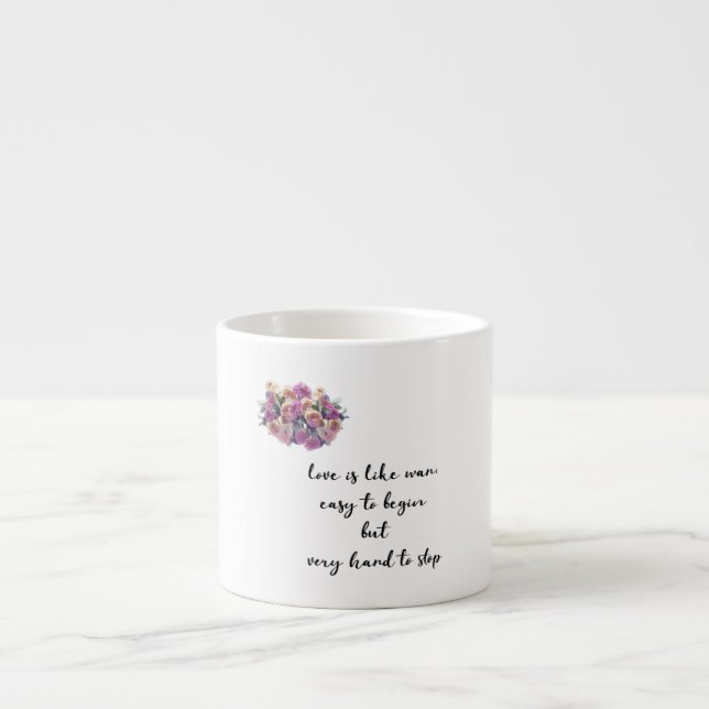 Tasse Expresso l'amour est difficile d'arrêter la Boue de spécial (Devant)