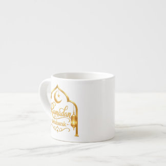 Tasse Expresso Lanterne à Arche Dorée Ramadan Moubarak