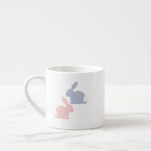 Tasse Expresso Lapins de Pâques mignons