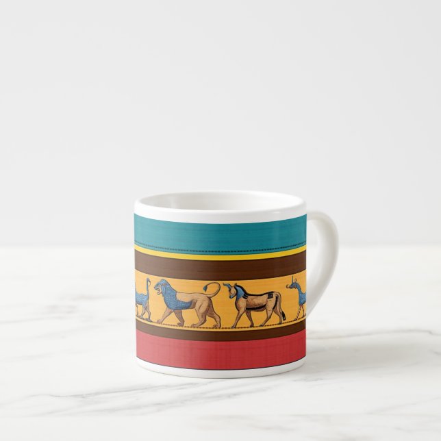 Tasse Expresso L'art antique assyrien (Devant droit)