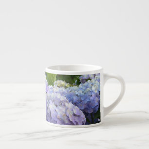 Tasse Expresso Lavande & Lilac Hortensia Hydrangea Fleurs
