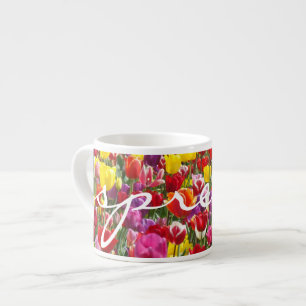 Tasse Expresso le café express attaque des cadeaux de fleurs de