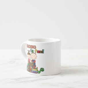Tasse Expresso Le chiffre lecture de bâton d'enfants est amusemen