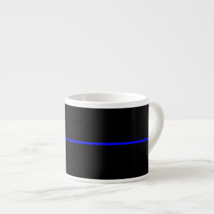 Tasse Expresso Le graphique mince symbolique de Blue Line