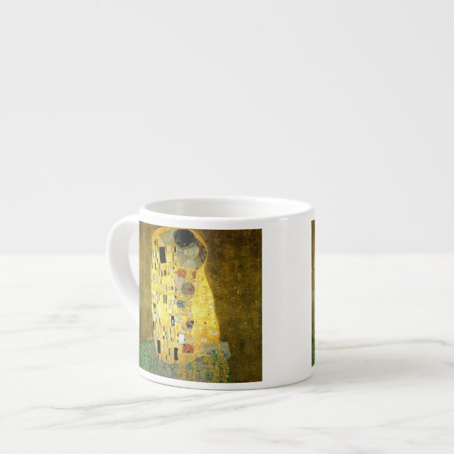 Tasse Expresso Le ~ Gustav Klimt de baiser (Devant gauche)